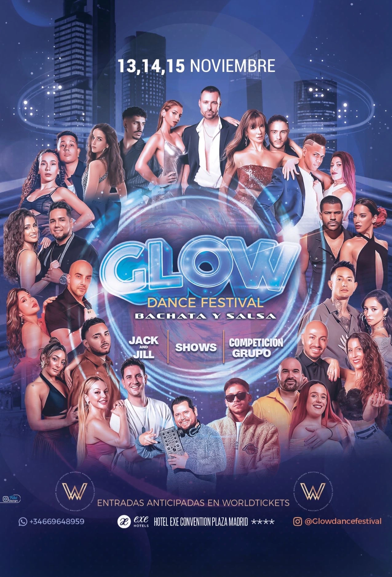 GLOW DANCE FESTIVAL salsa y bachata