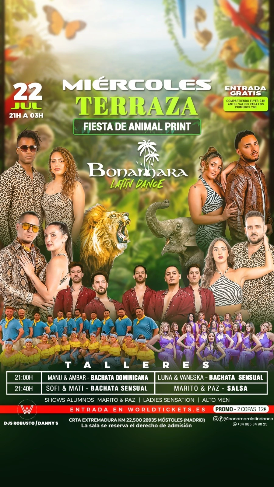 BONAMARA LATIN DANCE 22 JULIO