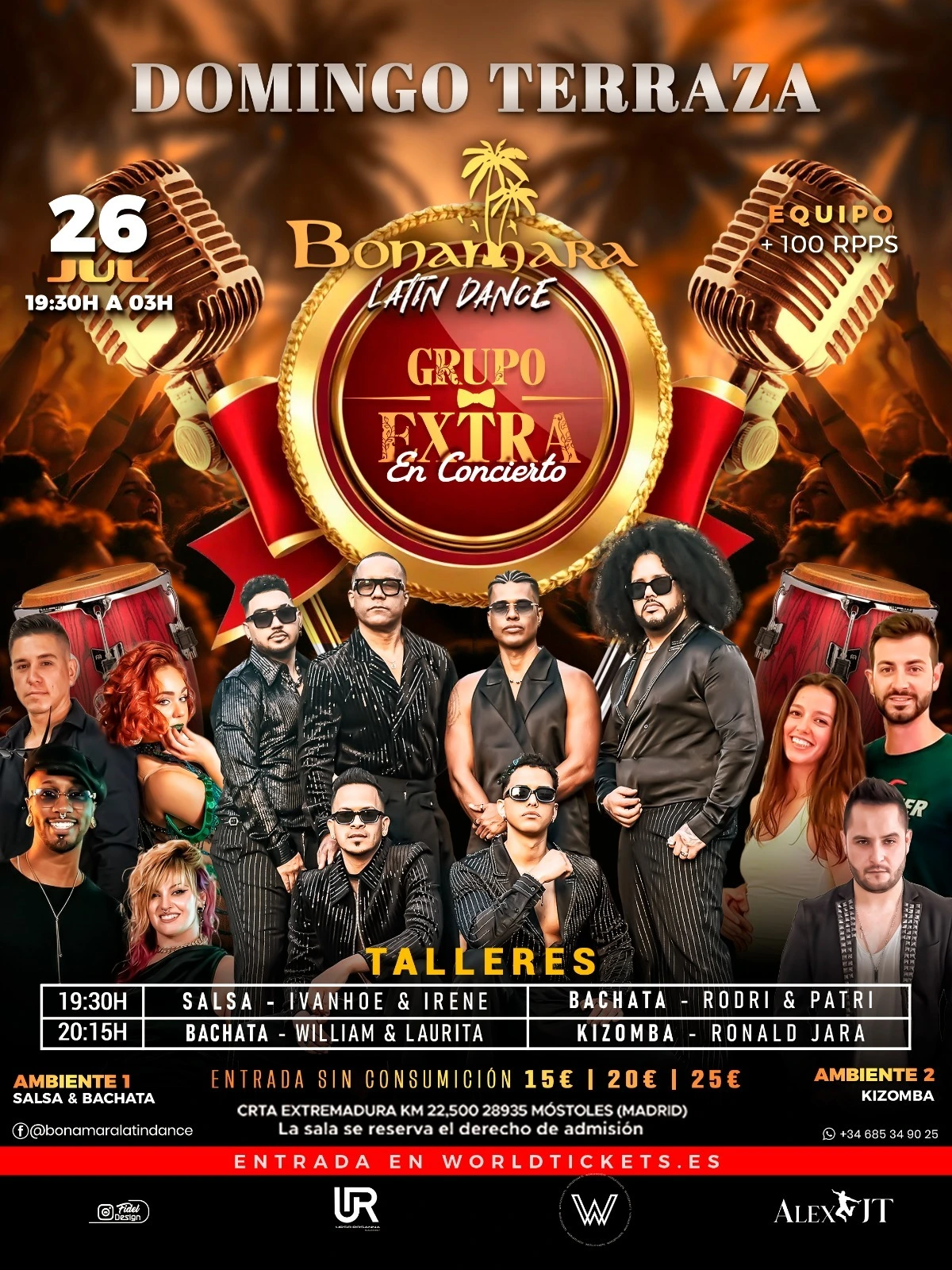 CONCIERTO GRUPO EXTRA- DOMINGOS BONAMARA LATIN DANCE