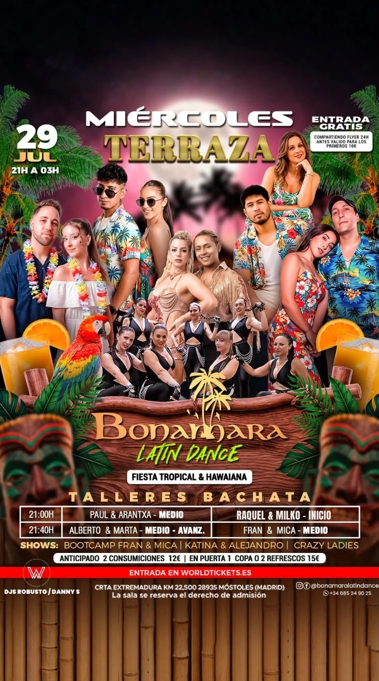 BONAMARA LATIN DANCE 29 JULIO