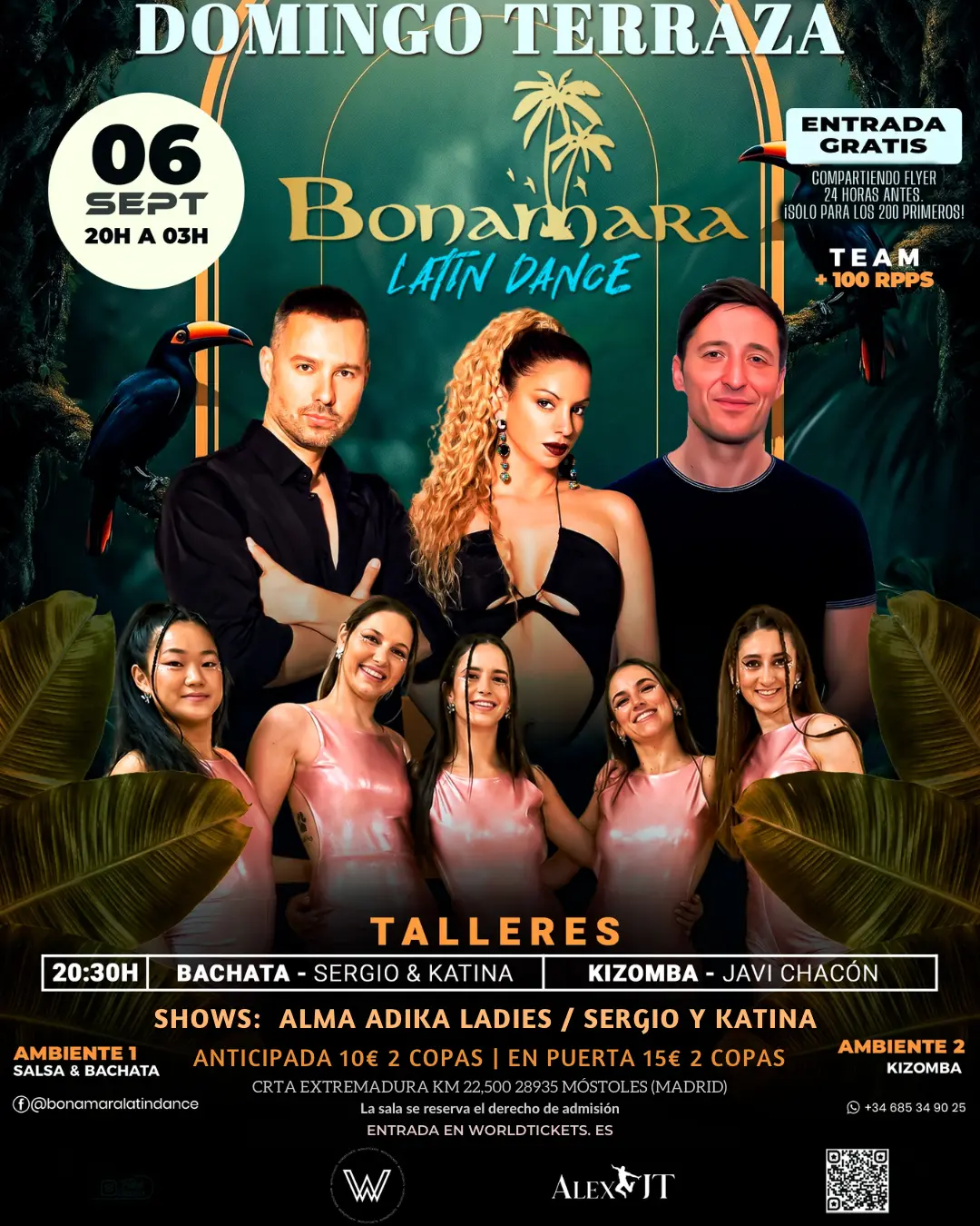 DOMINGO TERRAZA  BONAMARA LATIN DANCE 06 sep
