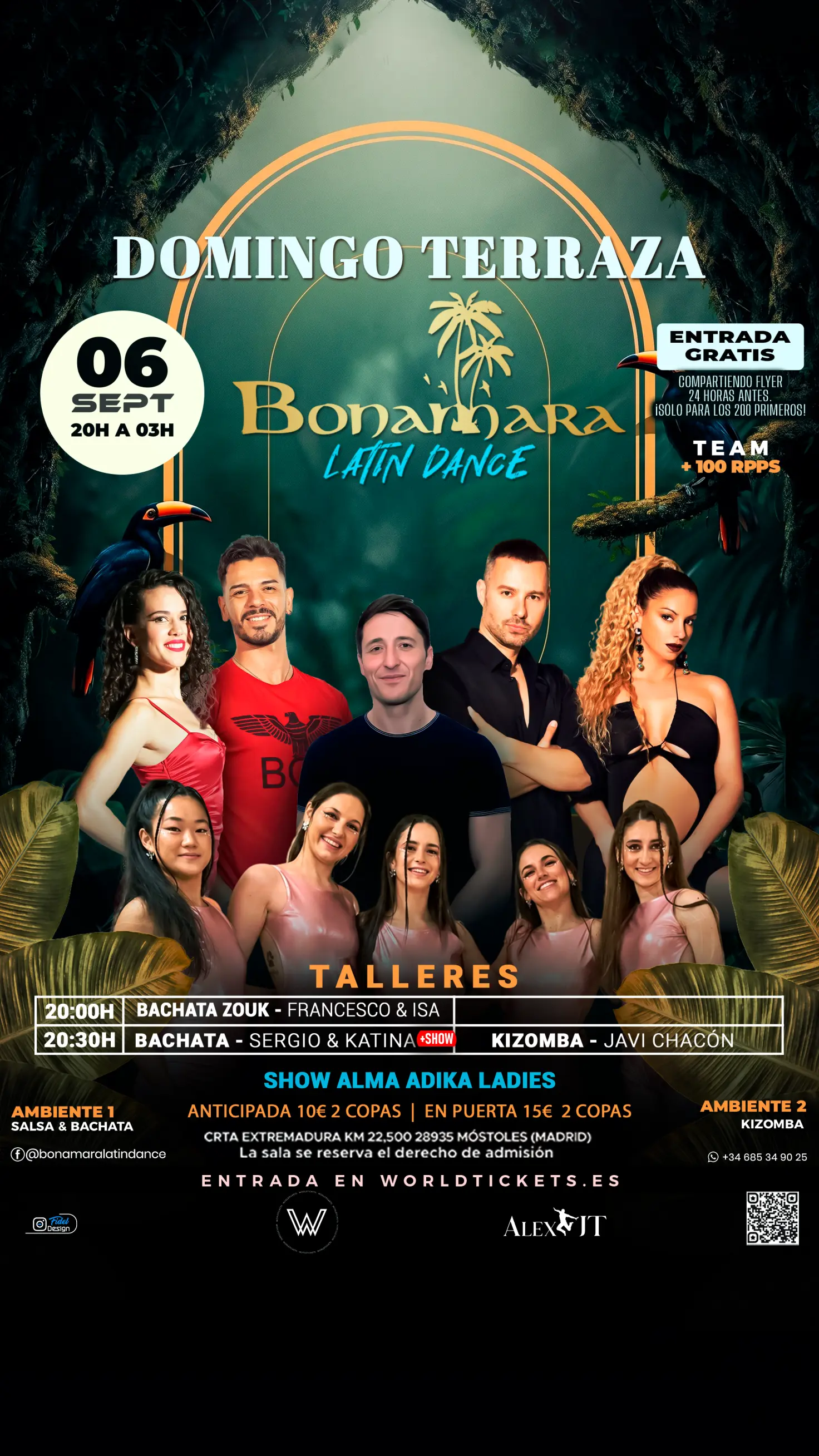 DOMINGO TERRAZA  BONAMARA LATIN DANCE 06 sep