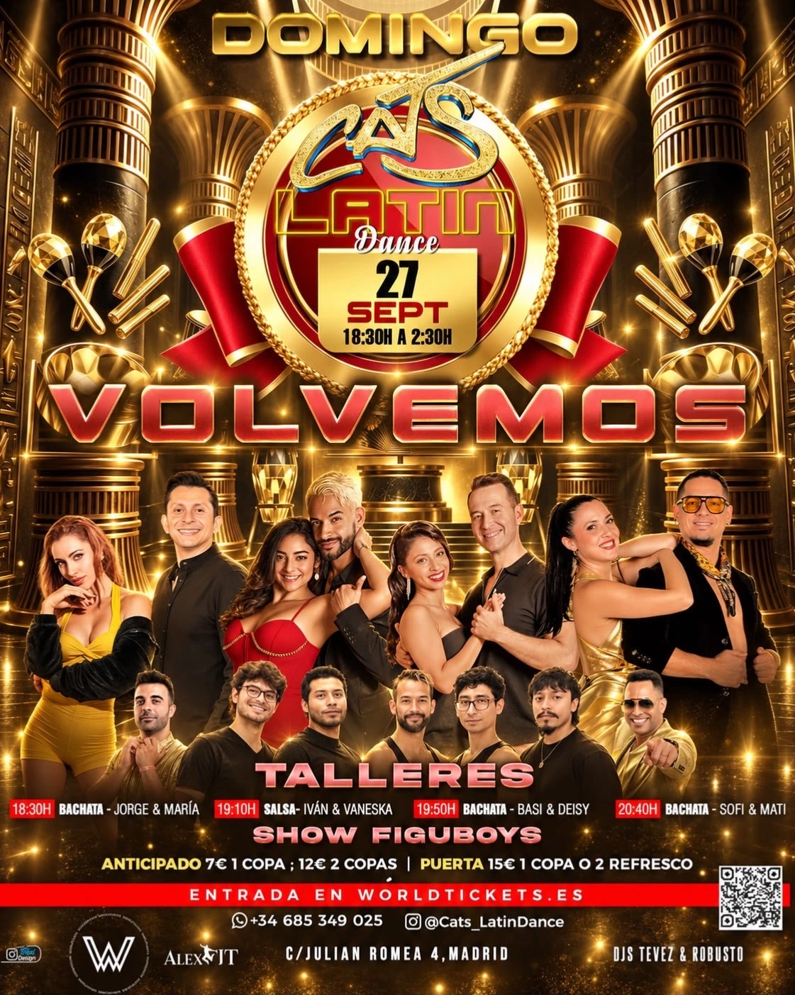 VOLVEMOS, CATS LATIN DANCE 27SEPT