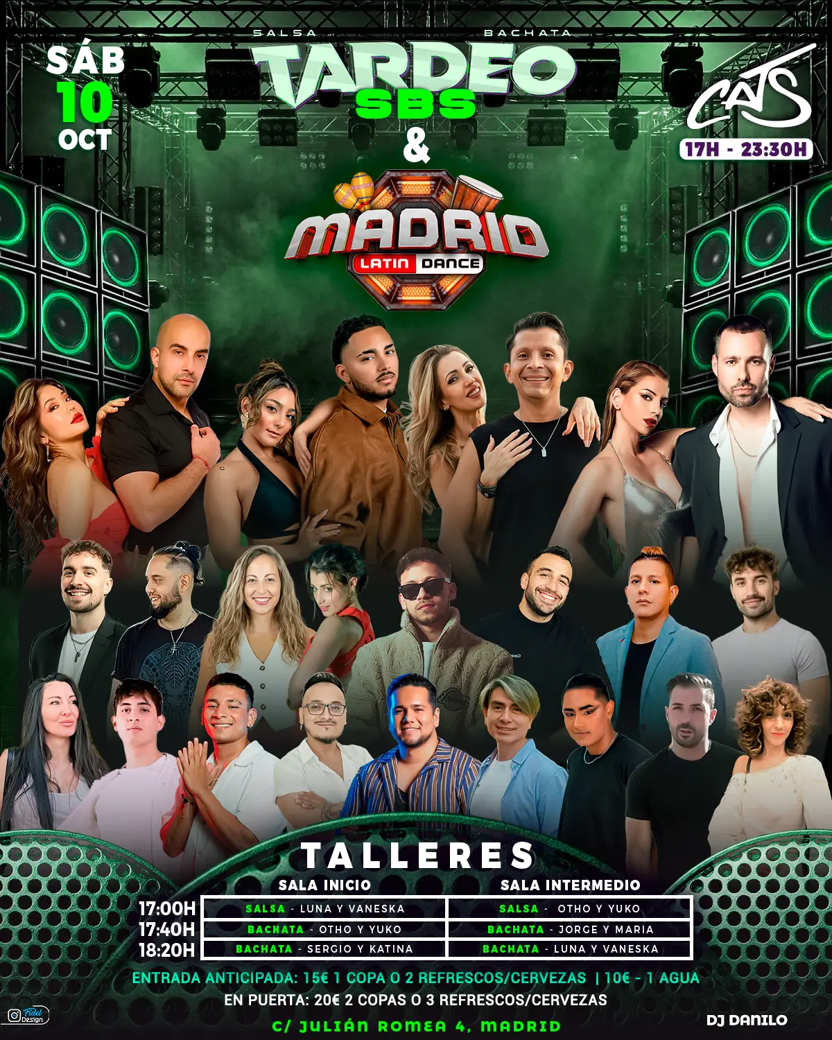TARDEO SBS Y MADRID LATIN DANCE 10OCT